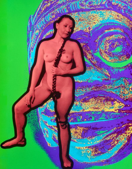 COLOR G NUDO FEMMINILE CON TRECCIA