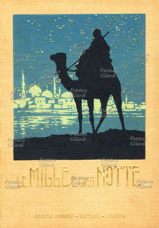 LE MILLE E UNA NOTTE copertina illustrata da \