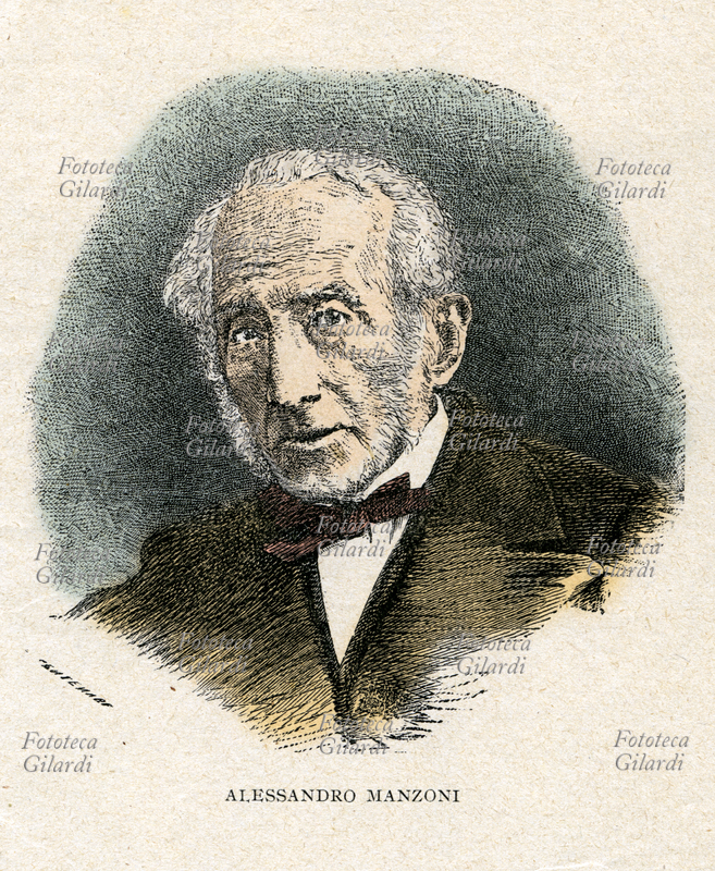 Alessandro MANZONI (7 marzo 1785 - 22 maggio 1873) scrittore, poeta e drammaturgo italiano, senatore del Regno d\