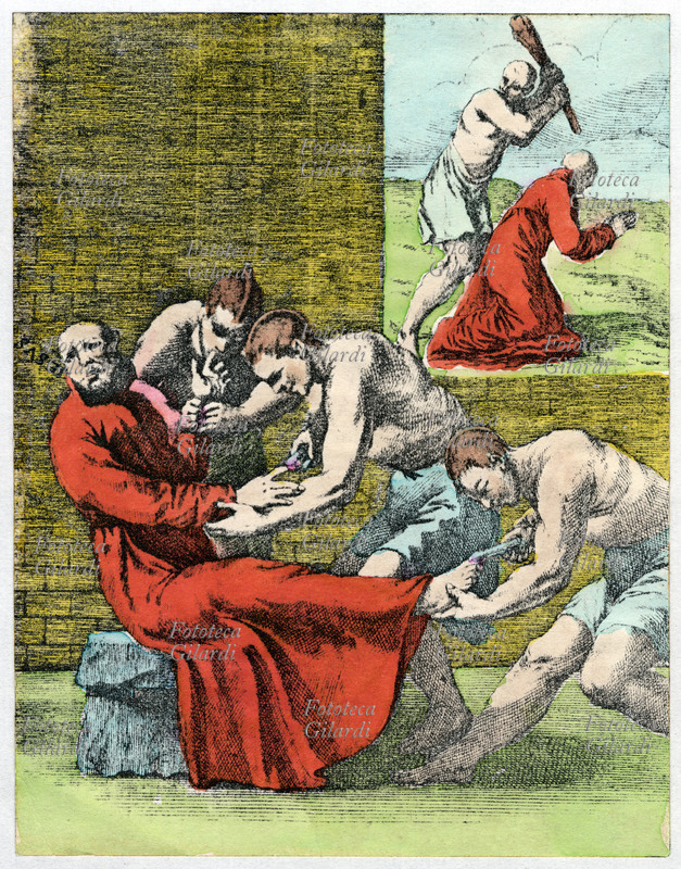 GESUITI: due religiosi vengono martirizzati dagli Indios con lo strappo delle unghie e poi uccisi. Dal volume \