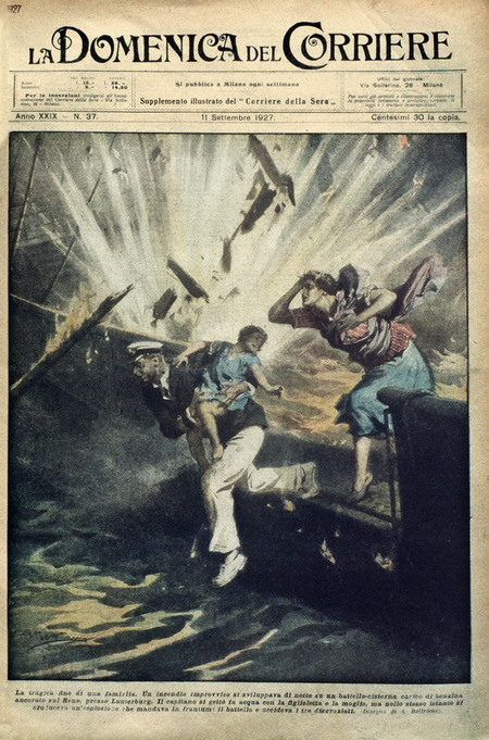 CRONACA NERA DOMENICA DEL CORRIERE 1927