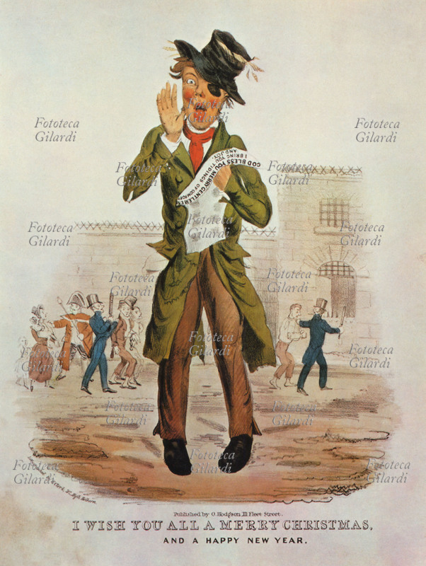 Charles DICKENS (1812-1870) Illustrazione per il racconto natalizio \