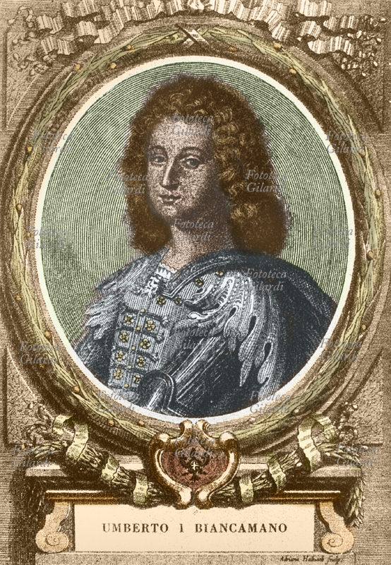 Umberto BIANCAMANO (980-1047/48) capostipite della dinastia dei Savoia; fedele vassallo di Rodolfo III di Borgogna e di Corrado II in Salico; conte d\