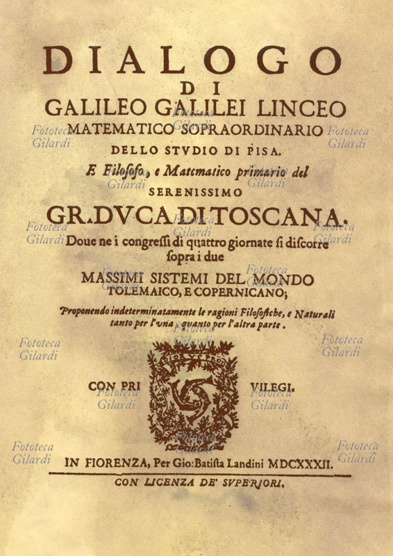 GALILEO Frontespizio del \
