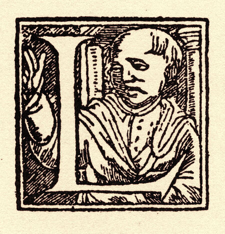 CAPOLETTERA L WITH BENEDICTORY FRIAR CAPOLETTERA L WITH BENEDICTORY FRIAR