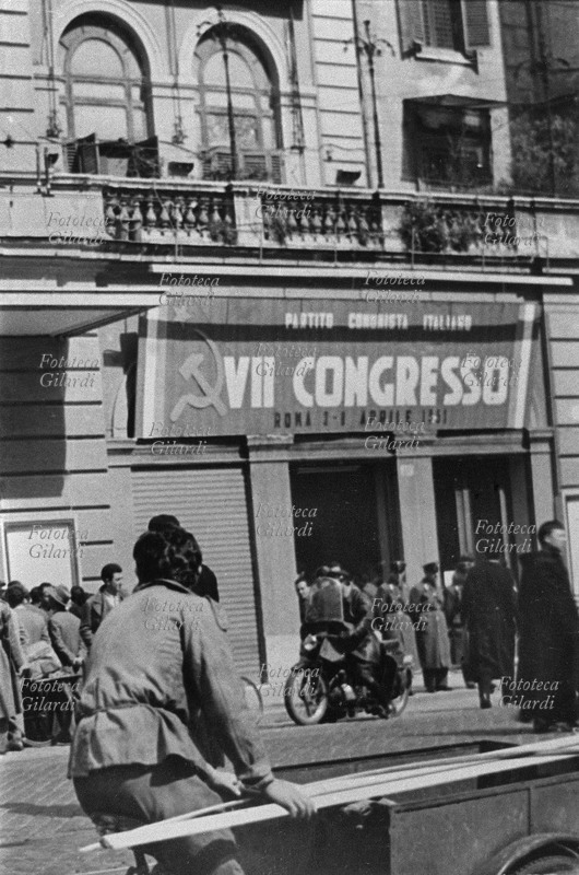 P.C.I. Roma, VII Congresso del Partito Comunista Italiano. Italia, 3 - 8 aprile 1951
