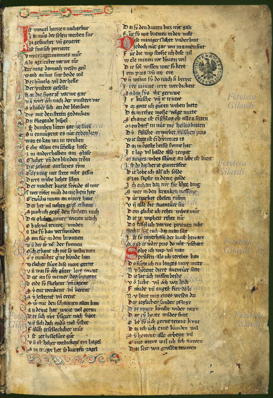 Wolfram VON ESCHENBAH (1170-1220 circa) pagina da \