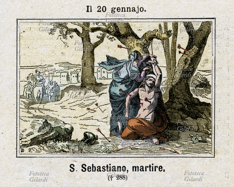 SAN SEBASTIANO (256 - 288) alto ufficiale dell\