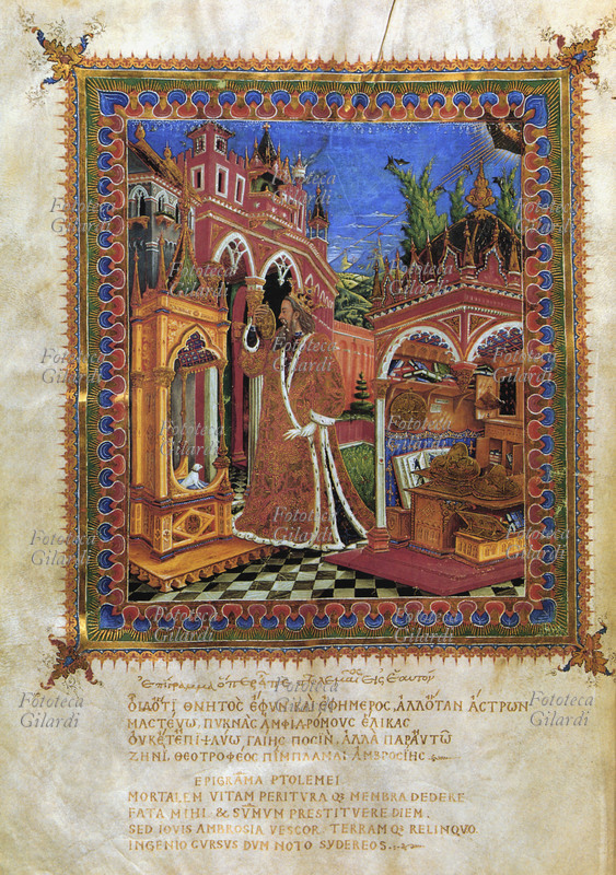 Clàudio TOLOMEO (Klaudios Ptolemaios ca. 85-ca. 165), noto semplicemente come Tolomeo: ritratto dell\