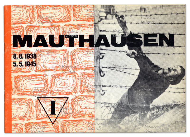 SHOAH Copertina del piccolo catalogo/guida del museo del campo di sterminio di Mauthausen 8/8/1938 - 5/5/1945