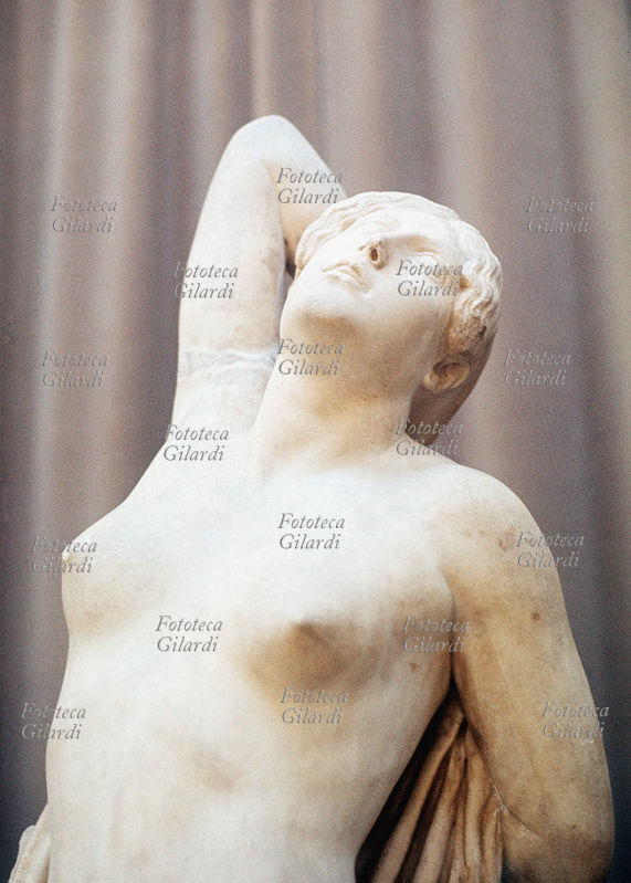 ANTICA ROMA - Statua raffigurante Niobe (part.).