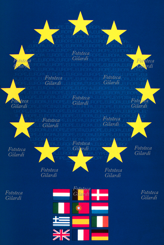 CEE Comunità Economica Europea. I simboli dell\