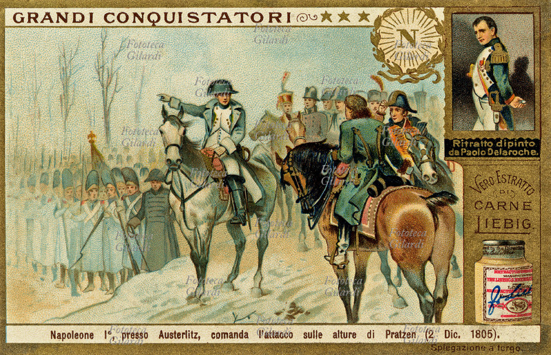 Napoleone BONAPARTE (1769-1821) presso Austerlitz, comanda l\