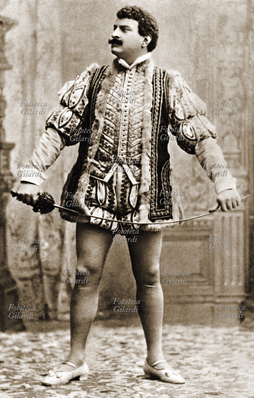 MOZART Il baritono Antonio Scotti (1866-1936) interpreta \