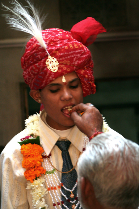 INDIA LA PUJA INDUISTA CERIMONIA INDUISTA AL LADIES SANGEET