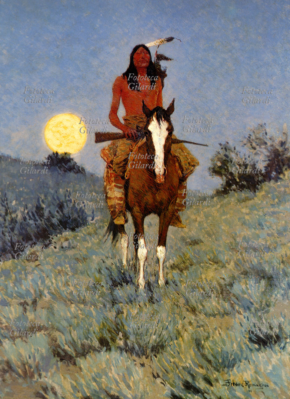 Frederick REMINGTON (4 ottobre 1861 – 26 dicembre 1909), pittore, illustratore e scultore statunitense: \