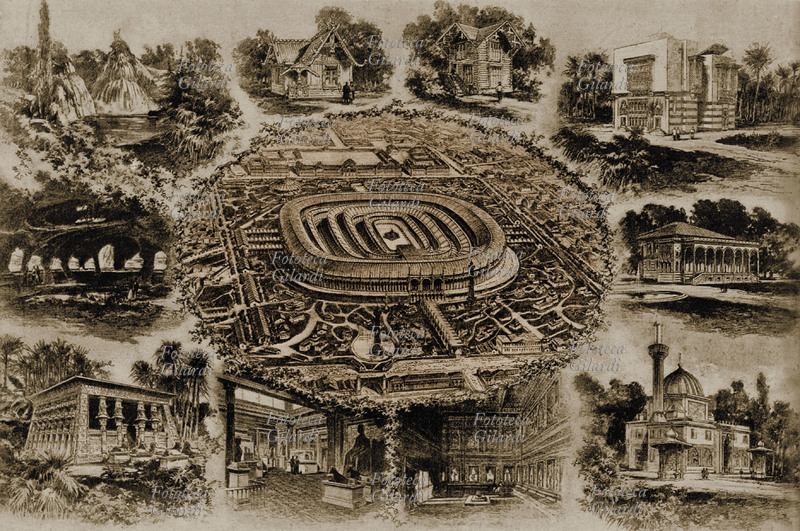 ESPOSIZIONE Assemblaggio di vedute dell\