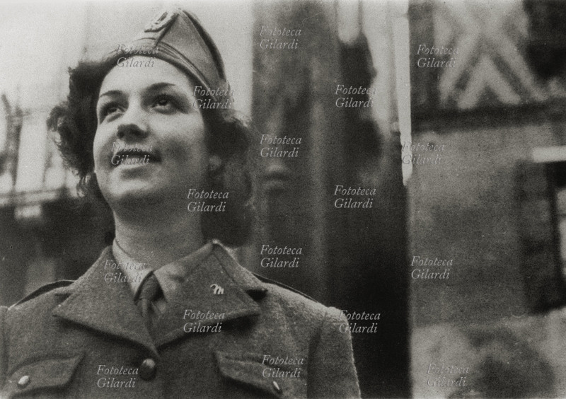 FASCISMO Esercito fascista Donne Repubblica Sociale Italiana. Un\