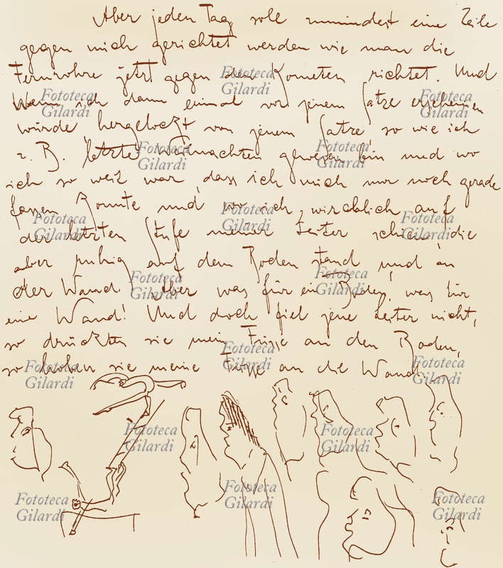 Franz KAFKA (1883-1924) Una delle prime pagine dei \
