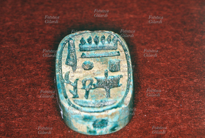 ANTICO EGITTO scaraboide con il nome di Amon-Ra. L\