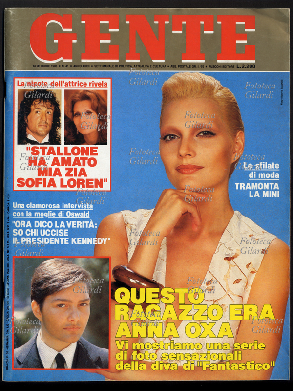 GIORNALI Copertina settimanale \