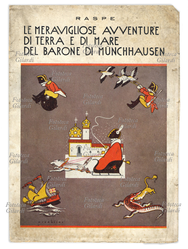 MUNCHHAUSEN Copertina illustrata de \