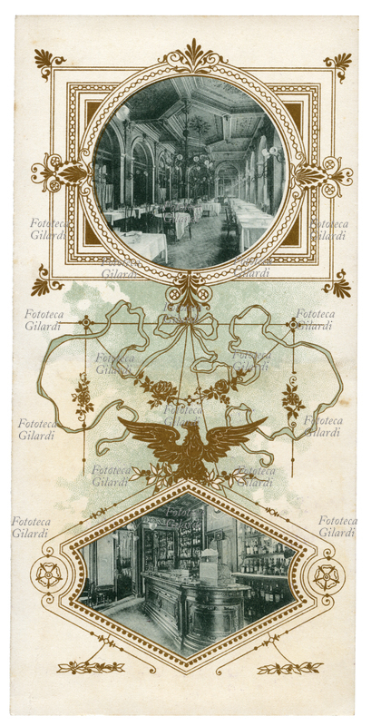 LOCALI STORICI Interno del Ristorante Caffè Pasticceria Cova, con sede in piazza Della Scala, all\