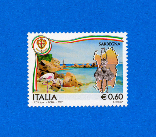 FRANCOBOLLO COMMEMORATIVO SARDEGNA 2007 FRANCOBOLLO COMMEMORATIVO SARDEGNA 2007
