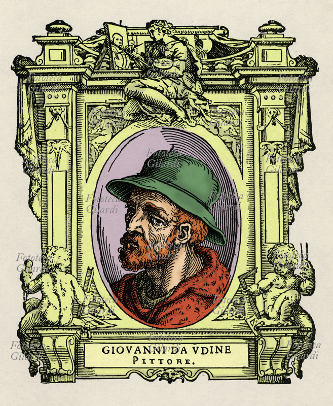 GIOVANNI DA UDINE (1487 - 1564), soprannome con cui è noto Giovanni Nanni, pittore, decoratore e architetto italiano, considerato l\