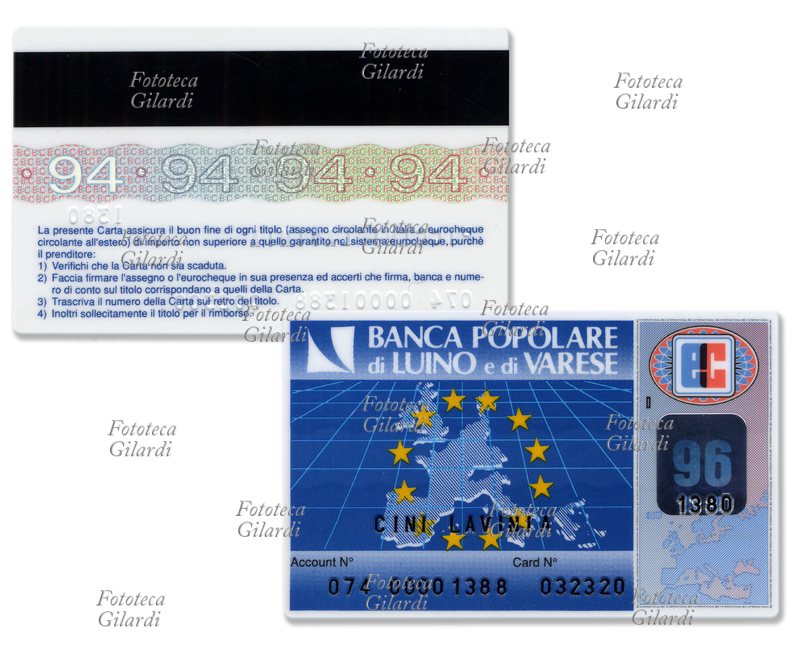 BANCA Carta di Credito e bancomat emessa dalla Banca Popolare di Luino e Varese o per l\
