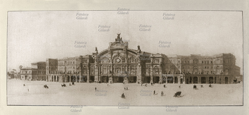 MILANO Il progetto della nuova Stazione Centrale, 1906