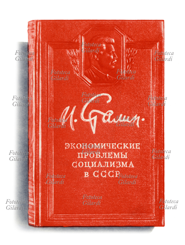 STALIN (1878-1953) copertina del trattato di economia \