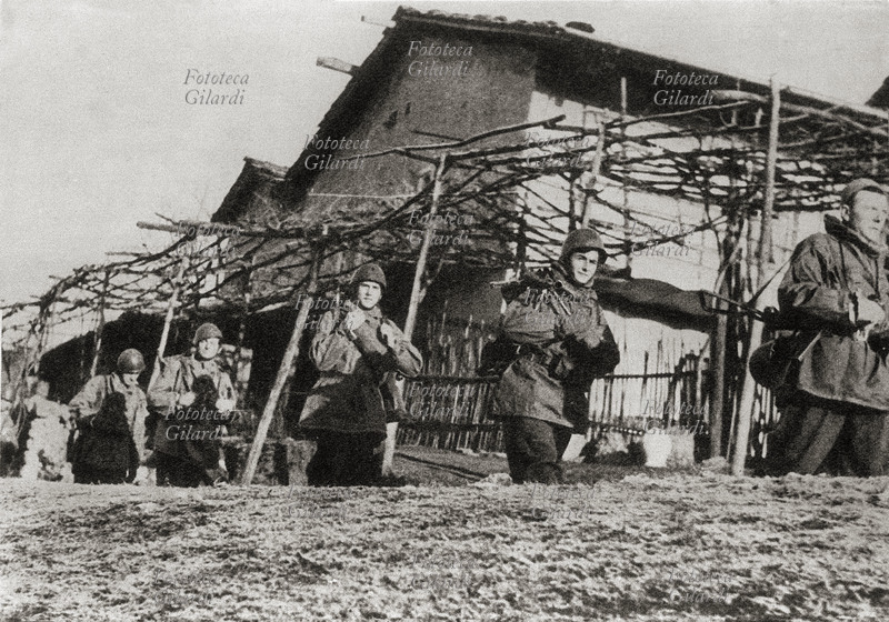 ITALY March 1945 Bormio (Sondrio): mopping-up republichino in Valtellina.