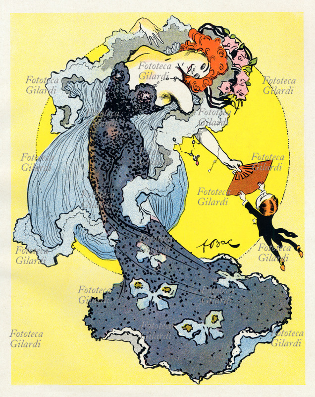 CARICATURA il complesso di superiorità della donna moderna o complesso di inferiorità dell\