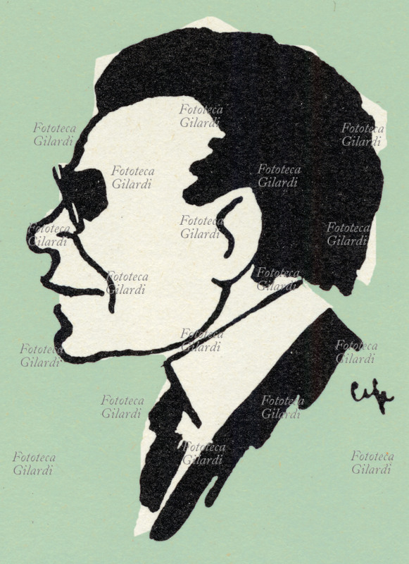 Amadeo BORDIGA (1889-1970) leader del gruppo degli astensionisti (il cui organo è \