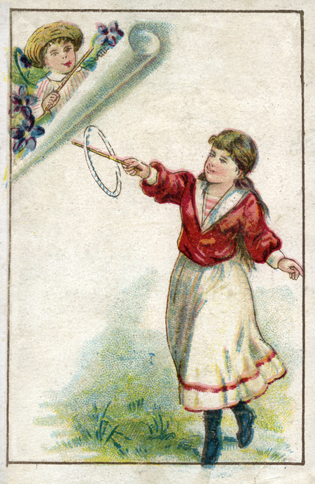 LITTLE GIRL WITH CIRCLE
