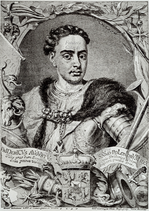 AUGUSTO II Wettin di Polonia (12 maggio 1670 – 1º febbraio 1733) detto \