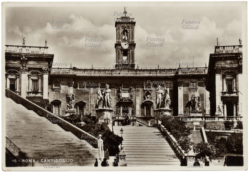 ROMA Campidoglio. La scalinata dell\