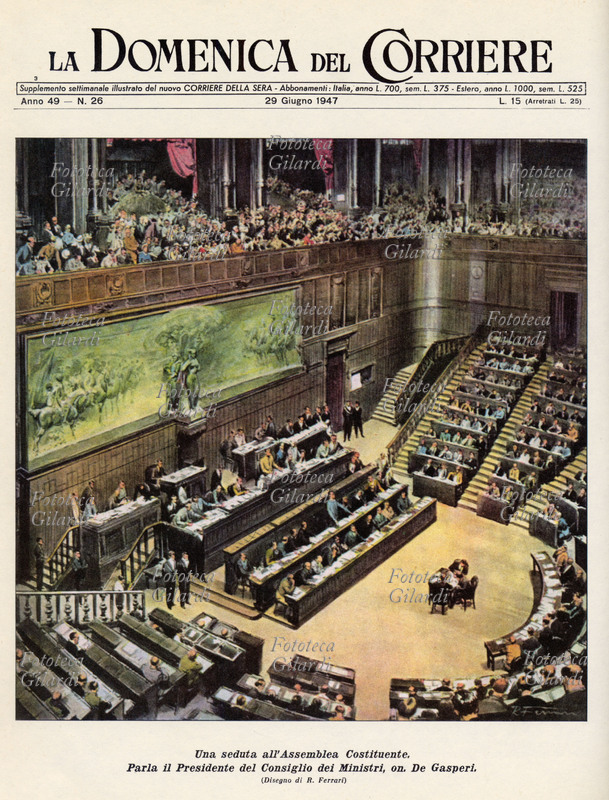 ITALIA 1947 Una seduta all\