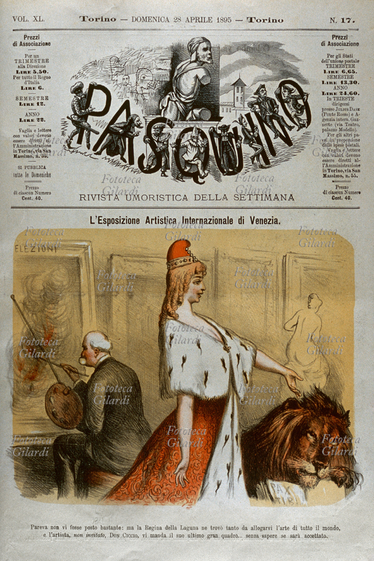 ESPOSIZIONI Venezia, Esposizione Artistica Internazionale: - Pareva non vi fosse posto bastante: ma la Regina della Laguna (alias Venezia) ne trovò tanto da allogarvi l\