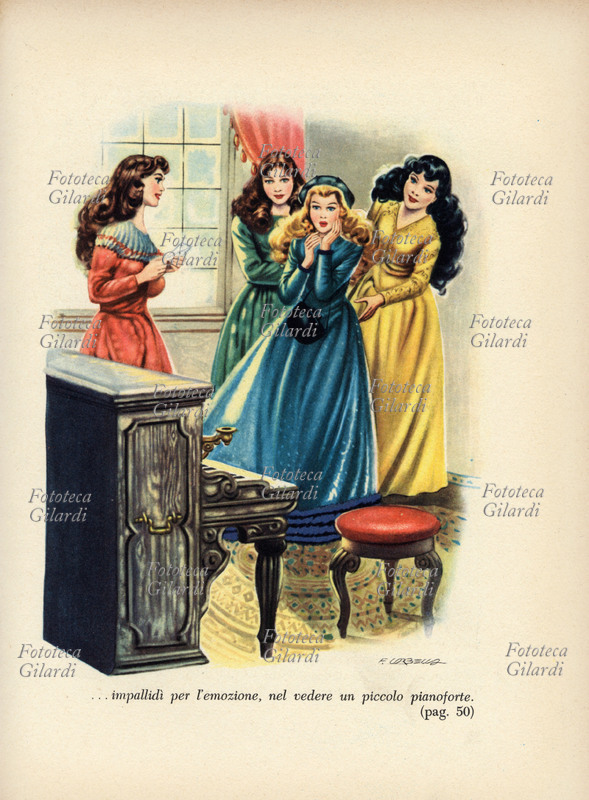 Louisa May ALCOTT (1832-1888) Le quattro sorelle protagoniste della storia: Beth, Jo, Meg, e Amy.: \