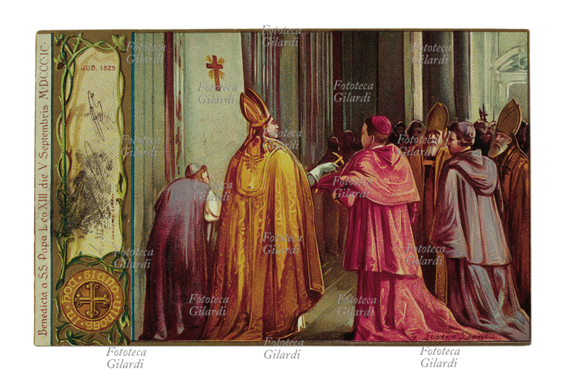 GIUBILEO 1825 per Leone XII. Poiché fieri eventi politici e guerre impedirono il giubileo al finire del secolo, lo indice in quest\