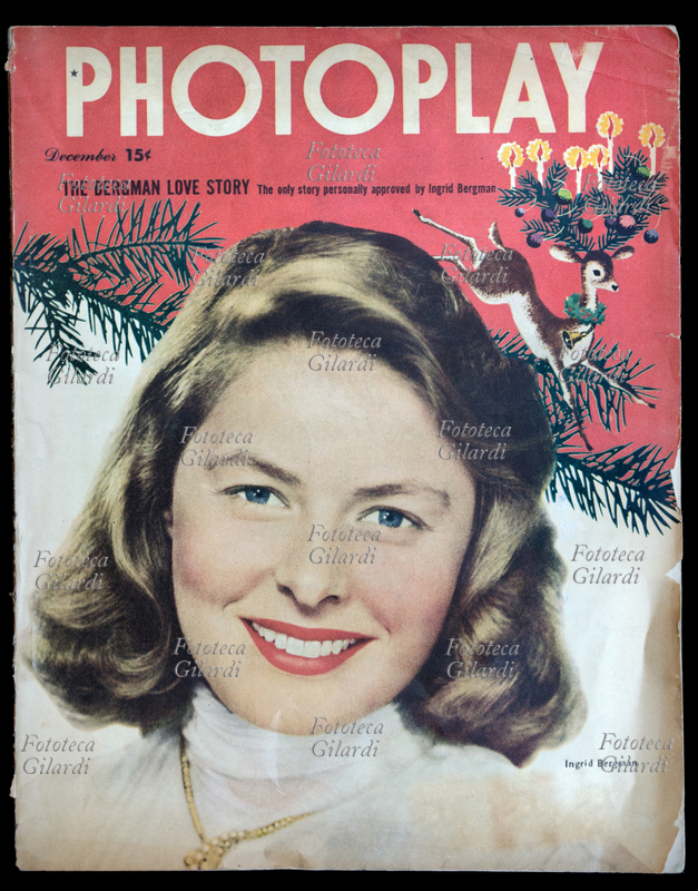 Ingrid BERGMAN (29 agosto 1915 - 29 agosto 1982): la notizia della sua love story italiana con Roberto Rossellini nella versione narrata dal giornalista Joseph H. Steele, l\