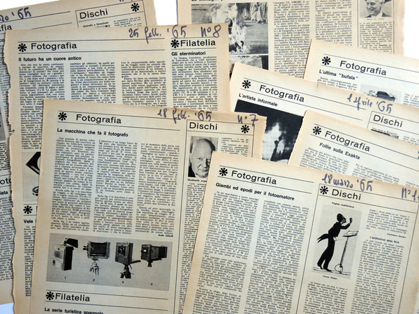 FOTOGRAFIA RUBRICA DI ANDO GILARDI 1965 FOTOGRAFIA RUBRICA DI ANDO GILARDI 1965
