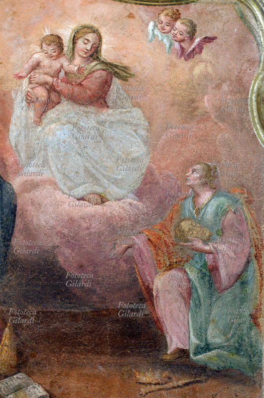 SANTA GRATA (III-IV secolo) e la Madonna, dettaglio dall\