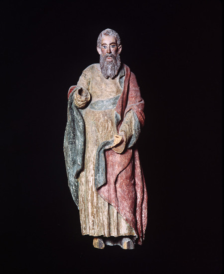 SAN PAOLO LEGNO POLICROMO XVI SECOLO