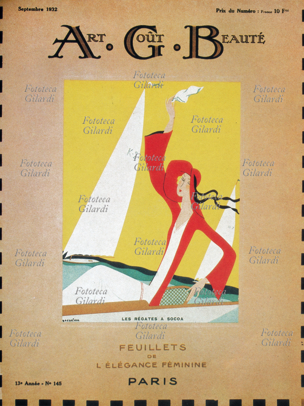 MODA Copertina della rivista "Art Gout Beauté", foglio dell\