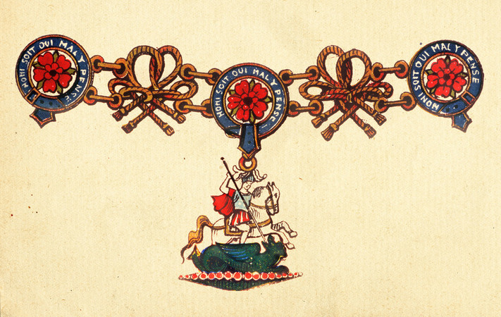 INSEGNA DELL ORDINE DELLA GIARRETTIERA INSEGNA DELL ORDINE DELLA GIARRETTIERA