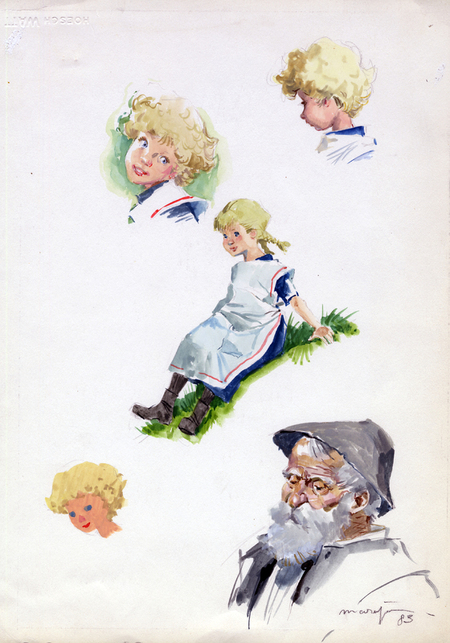 HEIDI E IL NONNO ILLUSTRAZIONE DI LIBICO MARAJA