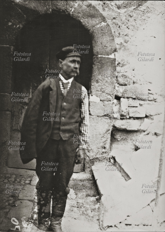 Giovanni VERGA (1840-1922) Sicilia. Antonio Caruso, campiere. Fotografia di Giovanni Verga, a Tabidi, 1889